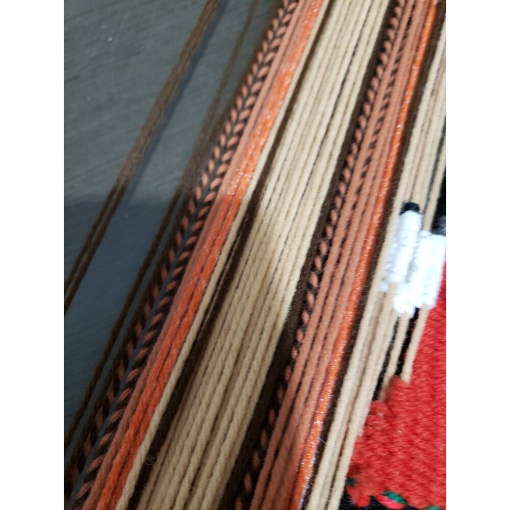 Vtg Wall Hanging Fiber Art Macrame Hand Woven Native Indian Dream Catcher 32" H - Picture 12 of 12